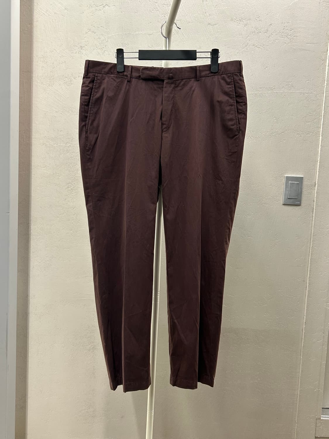 Ermenegildo Zegna 제냐 브릭스톤 갈색 면바지 상품이미지2