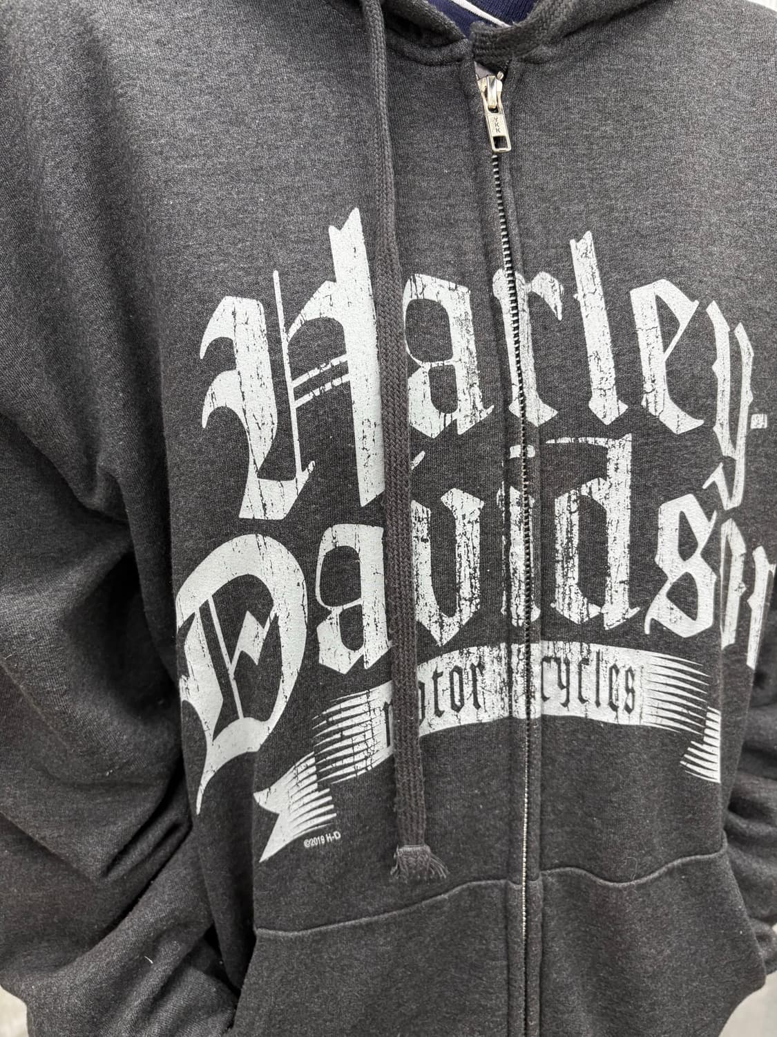할리데이비슨 코리아 바앤실드 드래곤 후드집업 상품이미지3