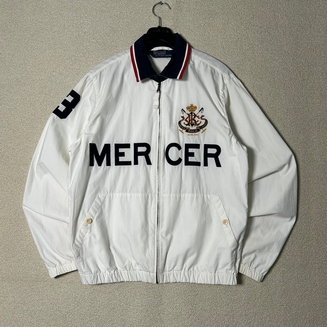  (S) 00s 폴로 랄프로렌 화이트  스윙톱 자켓 상품이미지1