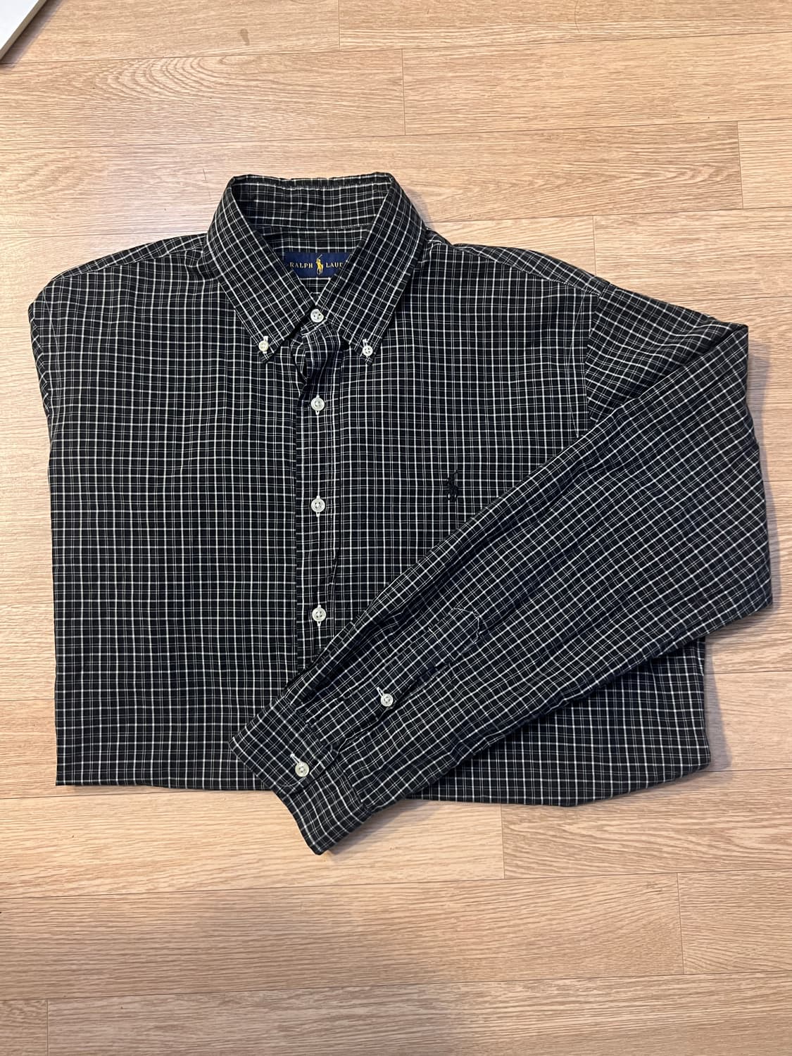 Polo Ralph Lauren 블랙 체크 셔츠 상품이미지2