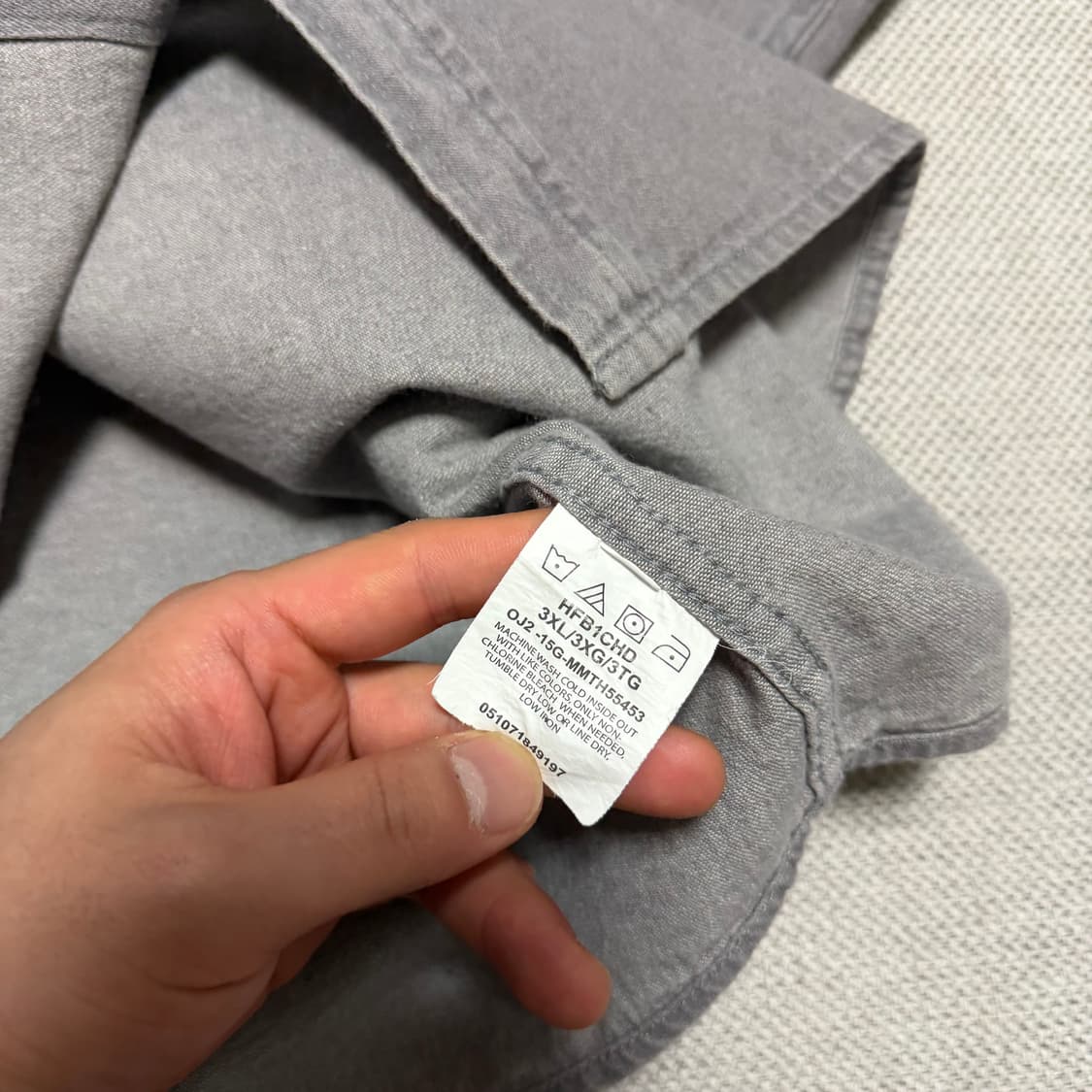 칼하트 올드스쿨 데님 셔츠 상품이미지3