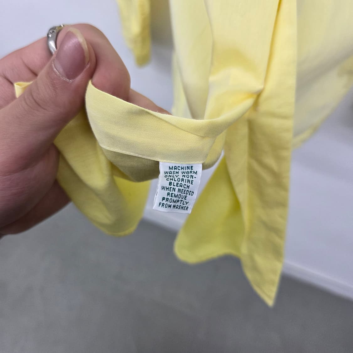 폴로 랄프로렌 옐로우 셔츠 남방 남2XL 상품이미지4
