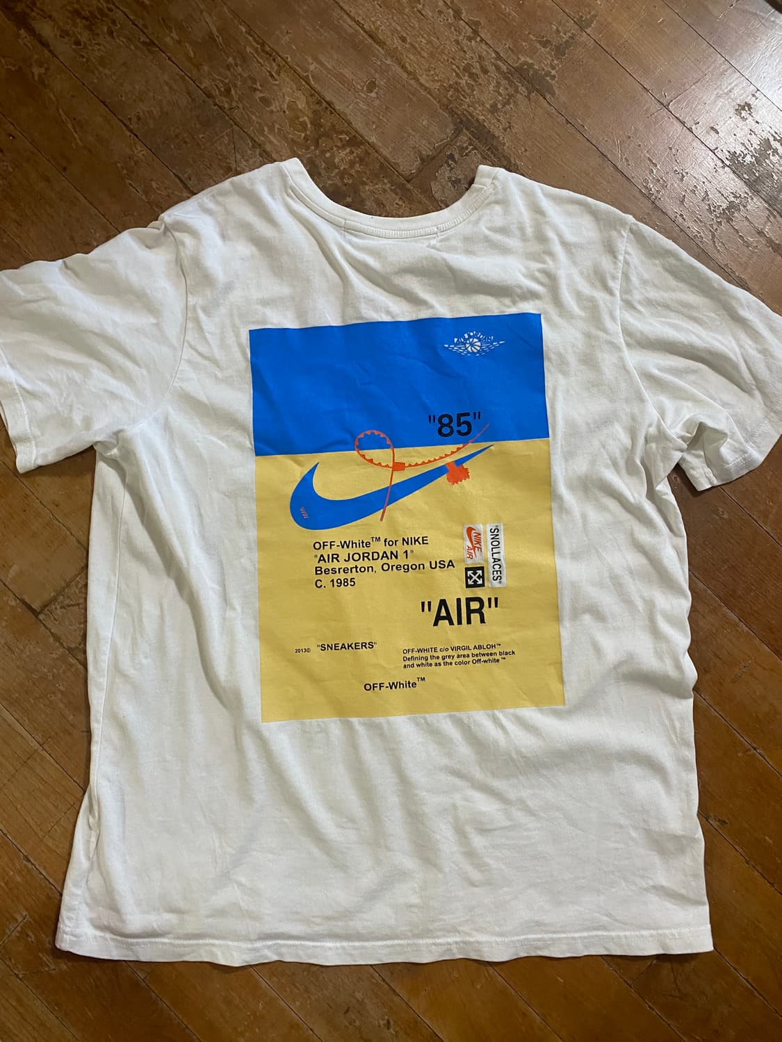 나이키 반팔 티셔츠 Off-White 콜라보 XL 상품이미지3