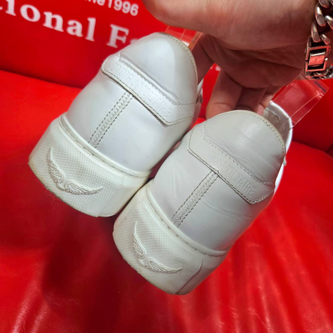 쟈딕앤볼테르 라 플래시 청키 스무스 송아지가죽 스니커즈 상품이미지6