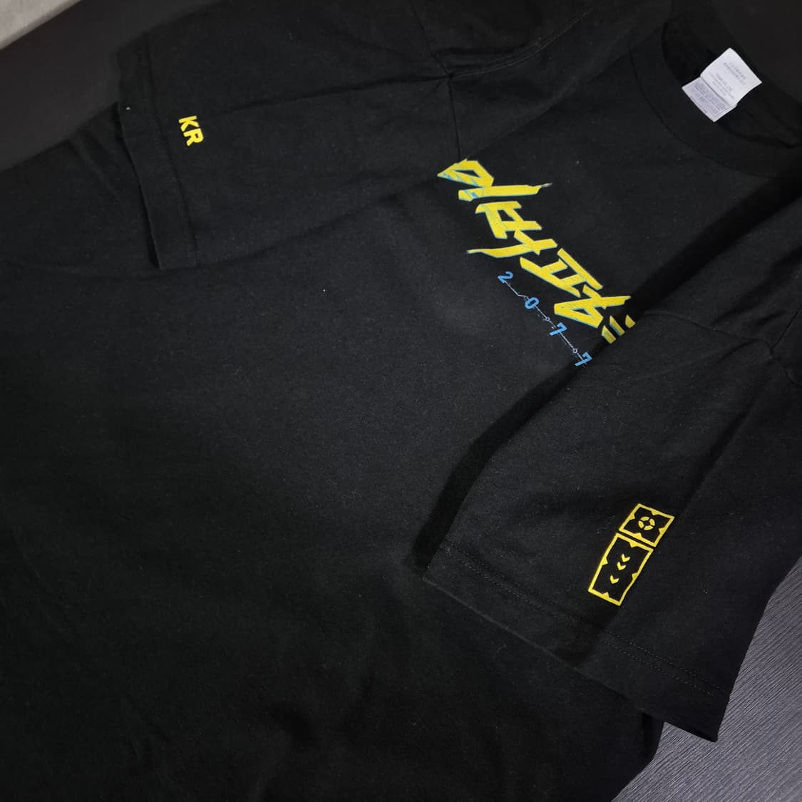 사이버펑크 2077 한국 프로모션 기념  티셔츠 L사이즈 상품이미지3