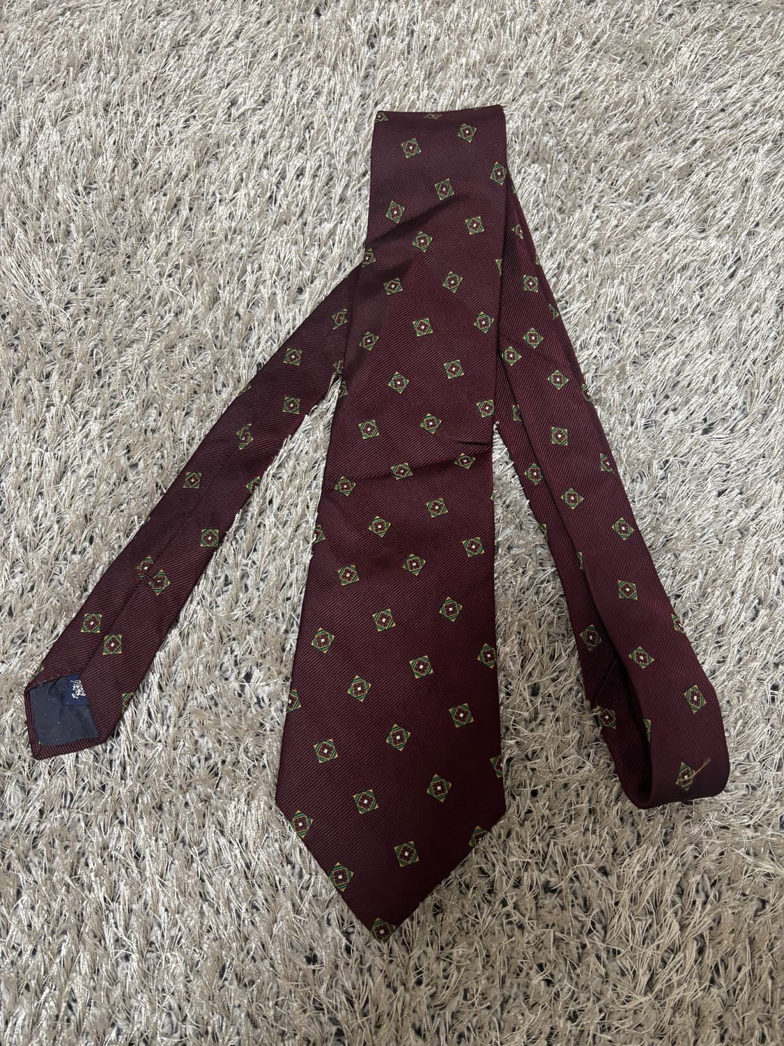 미국제 버버리 실크 100프로 넥타이 상품이미지1