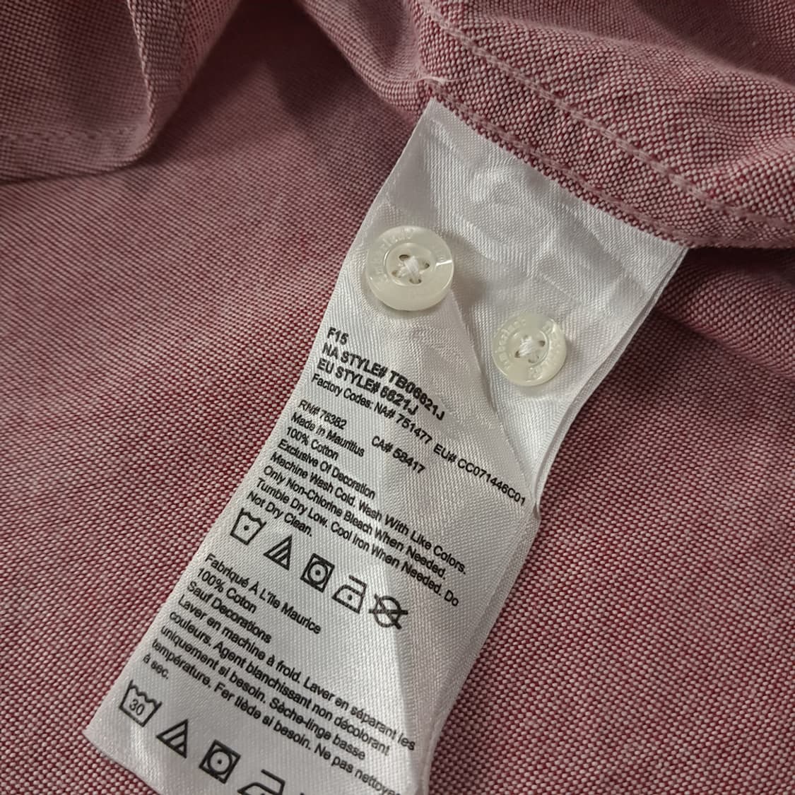 CK358 2XL 팀버랜드 더스티로즈 셔츠 남방 상품이미지6