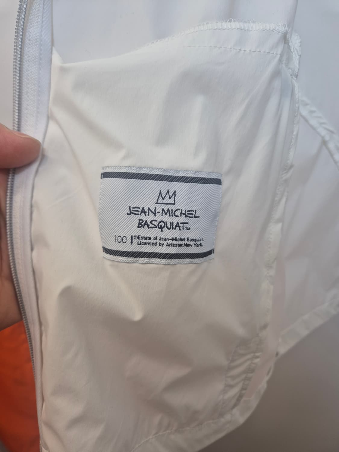 장 미셸 바스키아의 화이트 바람막이 100 사이즈   상품이미지5