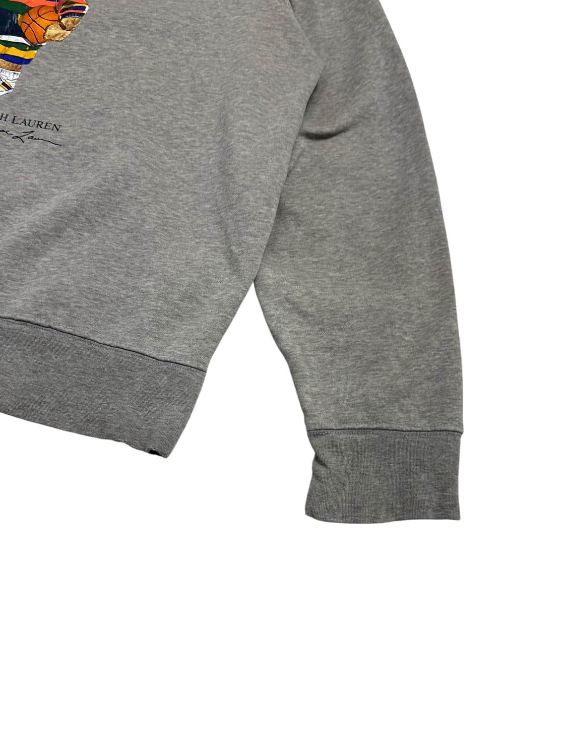 폴로 랄프로렌 베어 플리스 맨투맨 그레이 상품이미지4