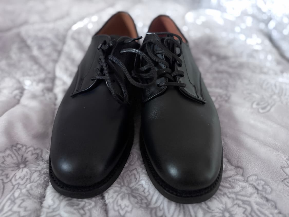 샌더스 오피서 더비 슈즈(팔러별주 왁시레더버전) uk8 새상품   상품이미지2