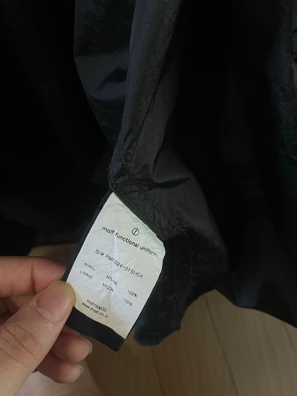 모이프 M43 SHIRT JACKET / BLACK 상품이미지6