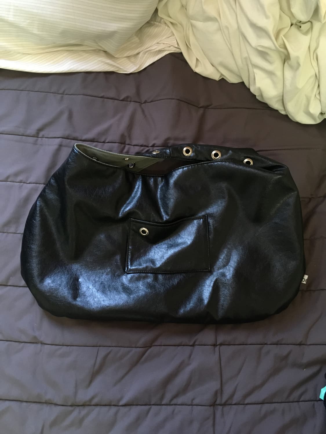 뎁크 depc 레더백 블랙 (리버시블) 상품이미지5