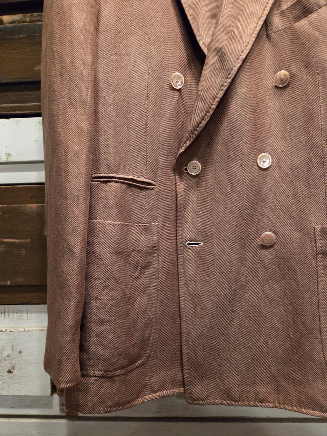 이탈리아 브랜드 HALSTON 더블브레스티드자켓  상품이미지7