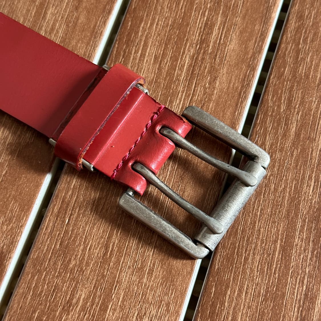 Edwin double eyelet leather belt 상품이미지4