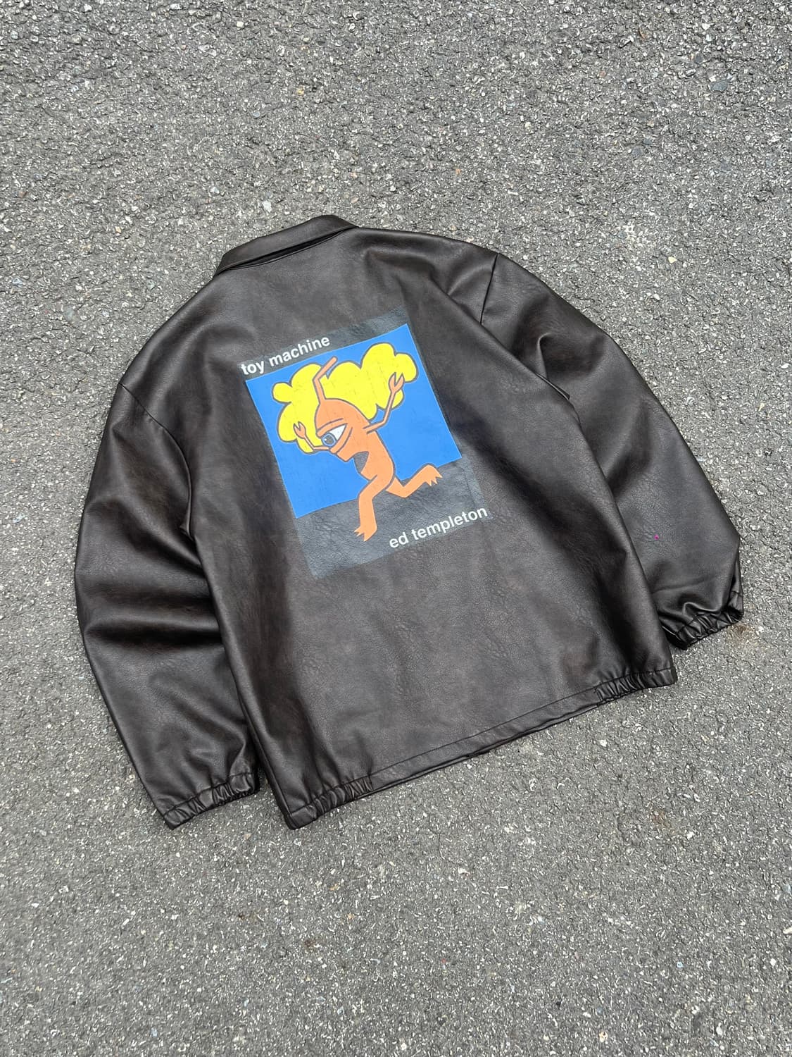 Toy Machine Fake Leather Coach jacket 상품이미지1