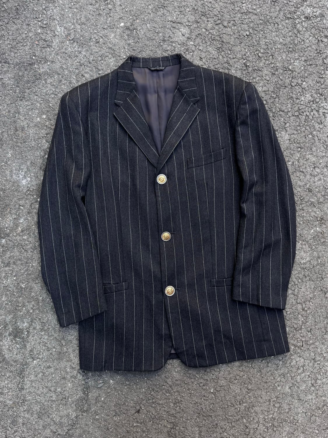 지아니 베르사체 스트라이프 울 블레이저  상품이미지2
