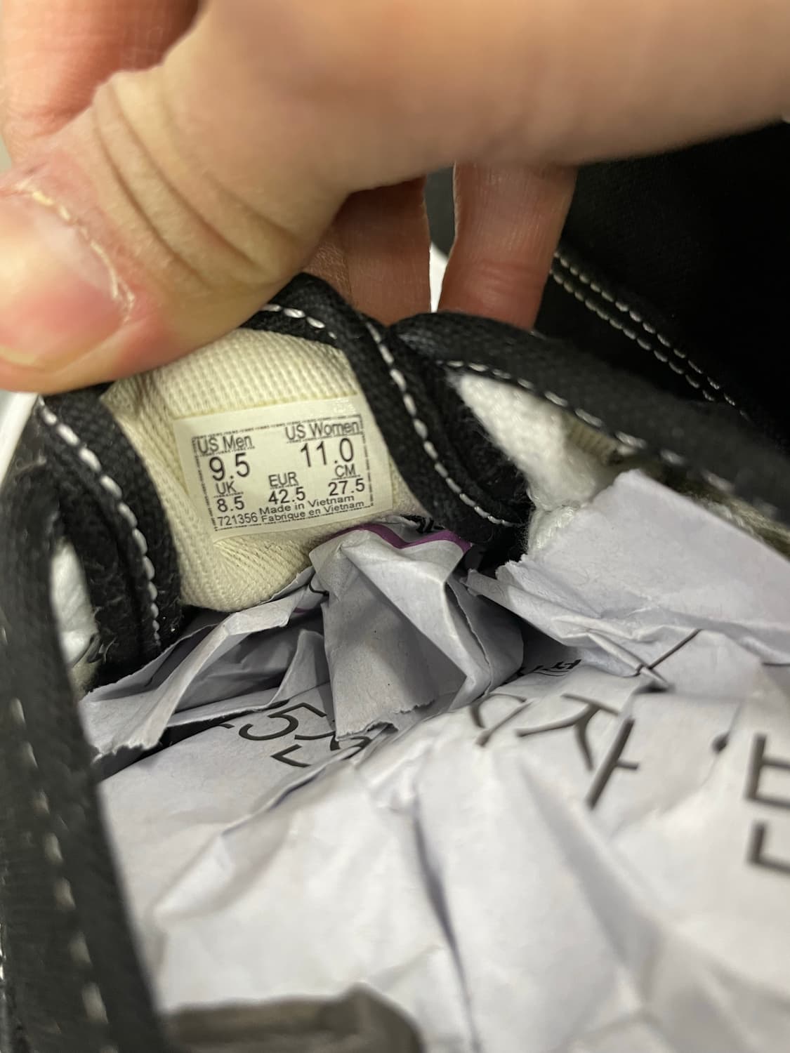 반스 어센틱 블랙 275 상품이미지8