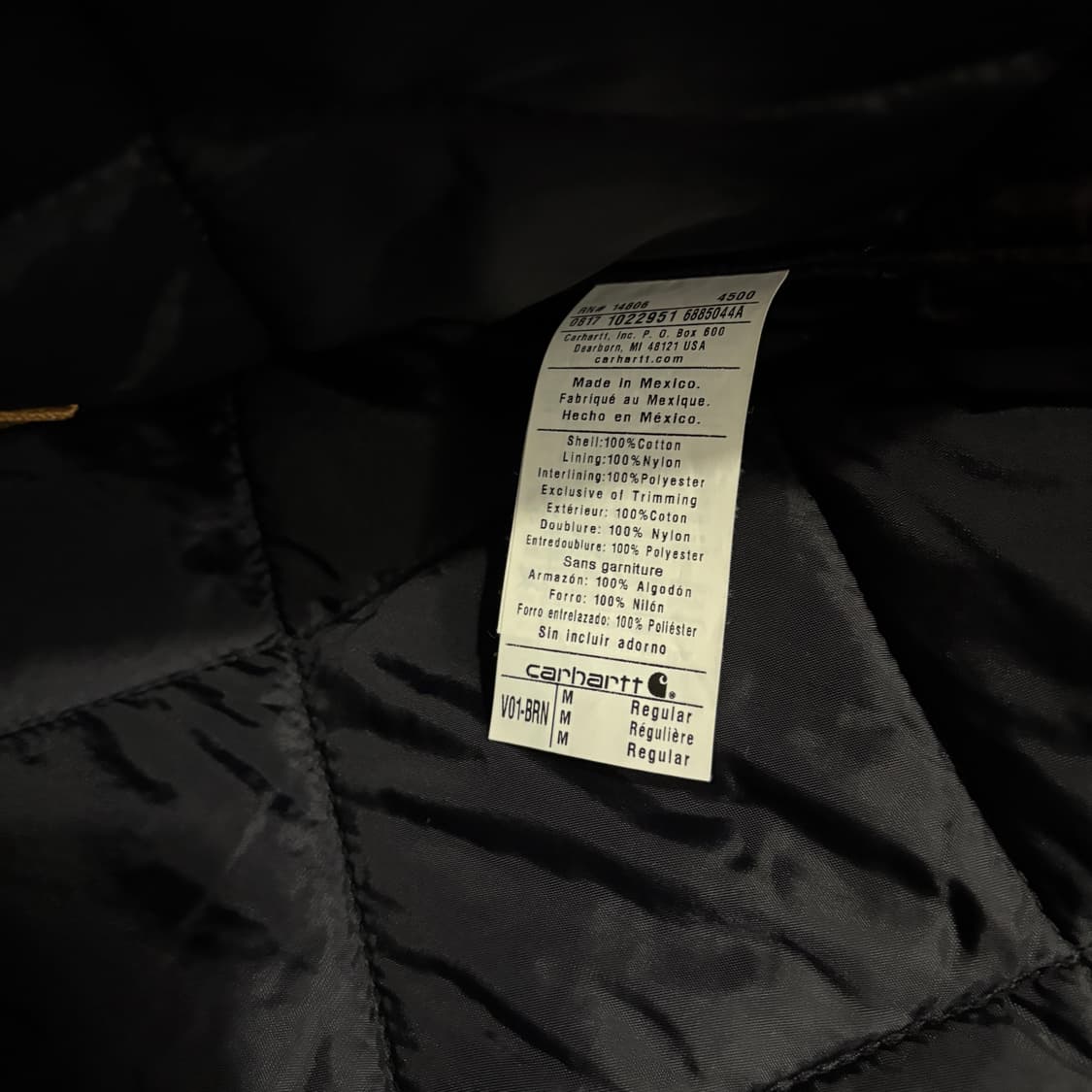 칼하트 정품 덕 캔버스 브라운 조끼 상품이미지8