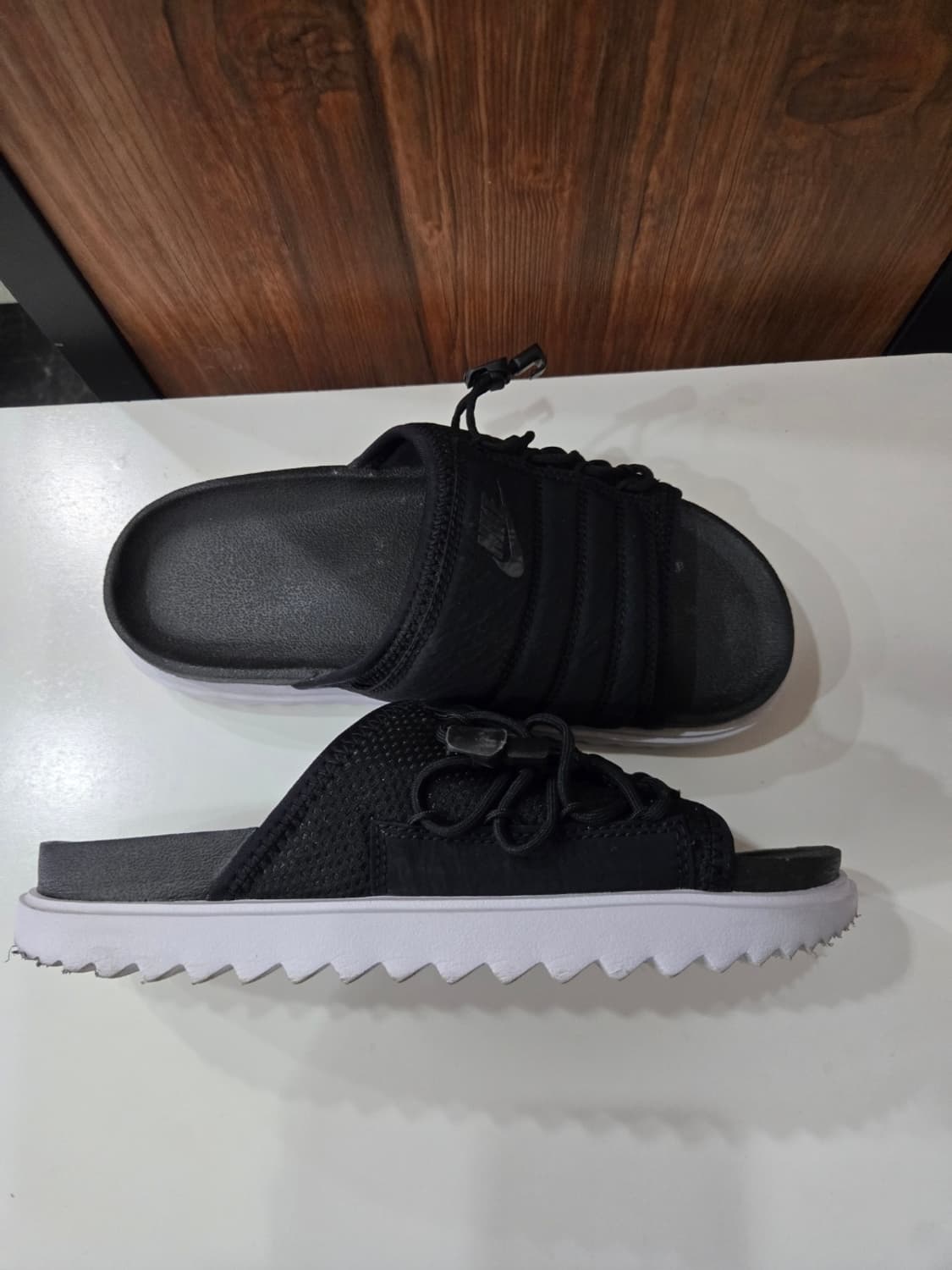 230사이즈)) NIKE 나이키 아수나 슬라이드 블랙 슬리퍼!~ 상품이미지2