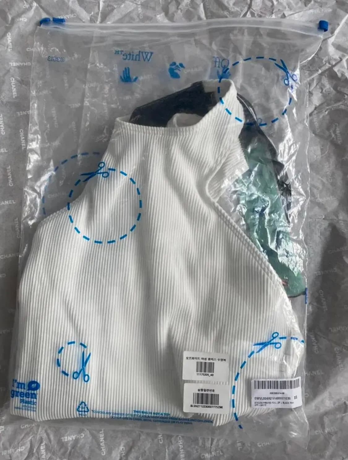 오프화이트 여성 원피스 수영복 (새상품) 상품이미지8