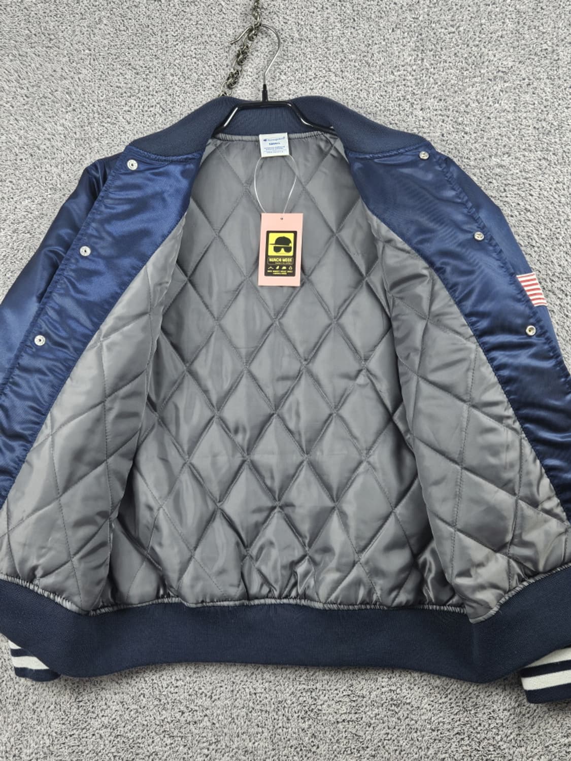 챔피온 빅로고 새틴 스타디움 바시티 자켓 ( S ) / 10546 상품이미지8