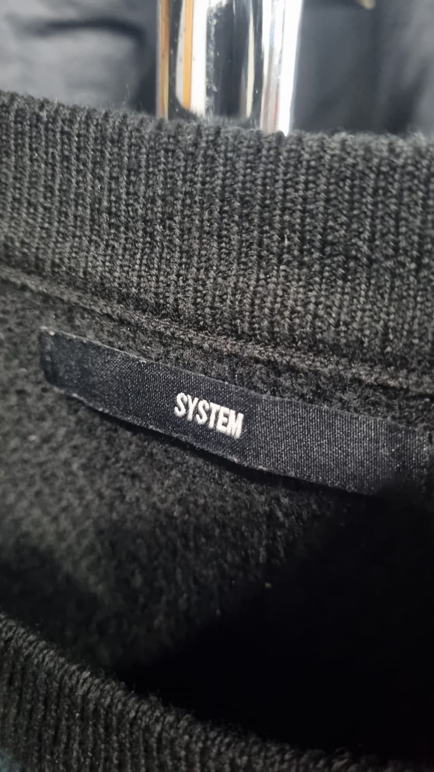 시스템(한섬) 95~100size 블록 겨울니트 3번내외착용 상품이미지2