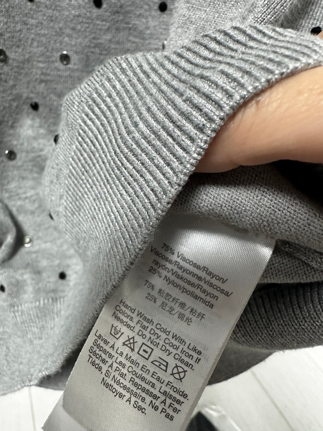 DKNY 여자 스터드 여성 니트 상품이미지5