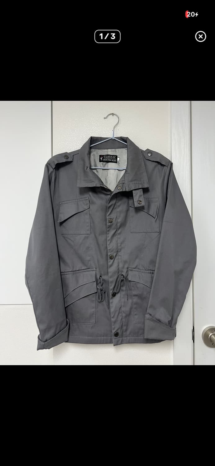 [예약중] 그레이 자켓  상품이미지1