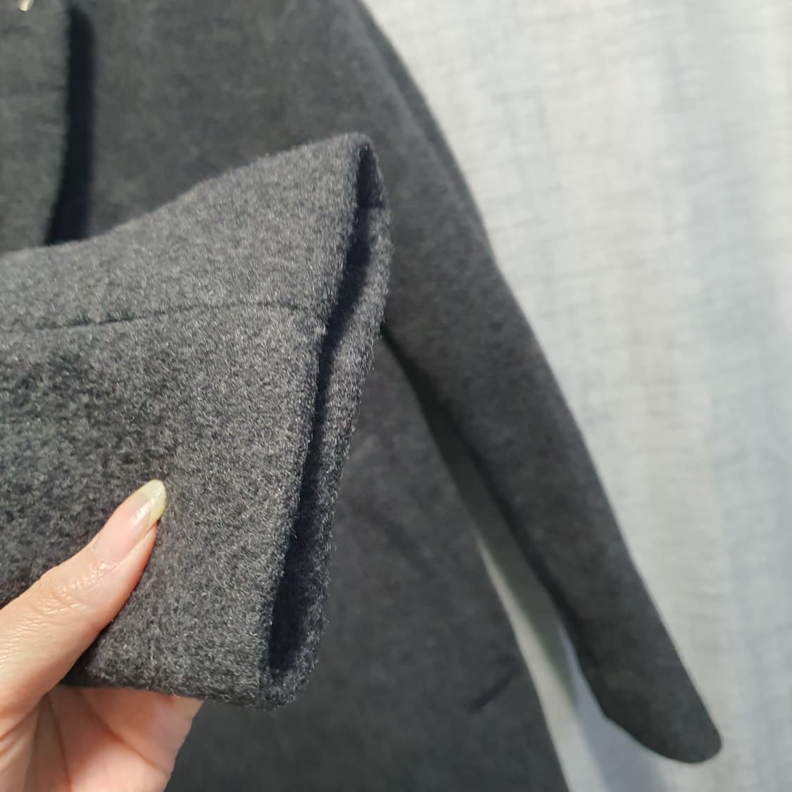 커스텀멜로우 모직 코트  상품이미지4