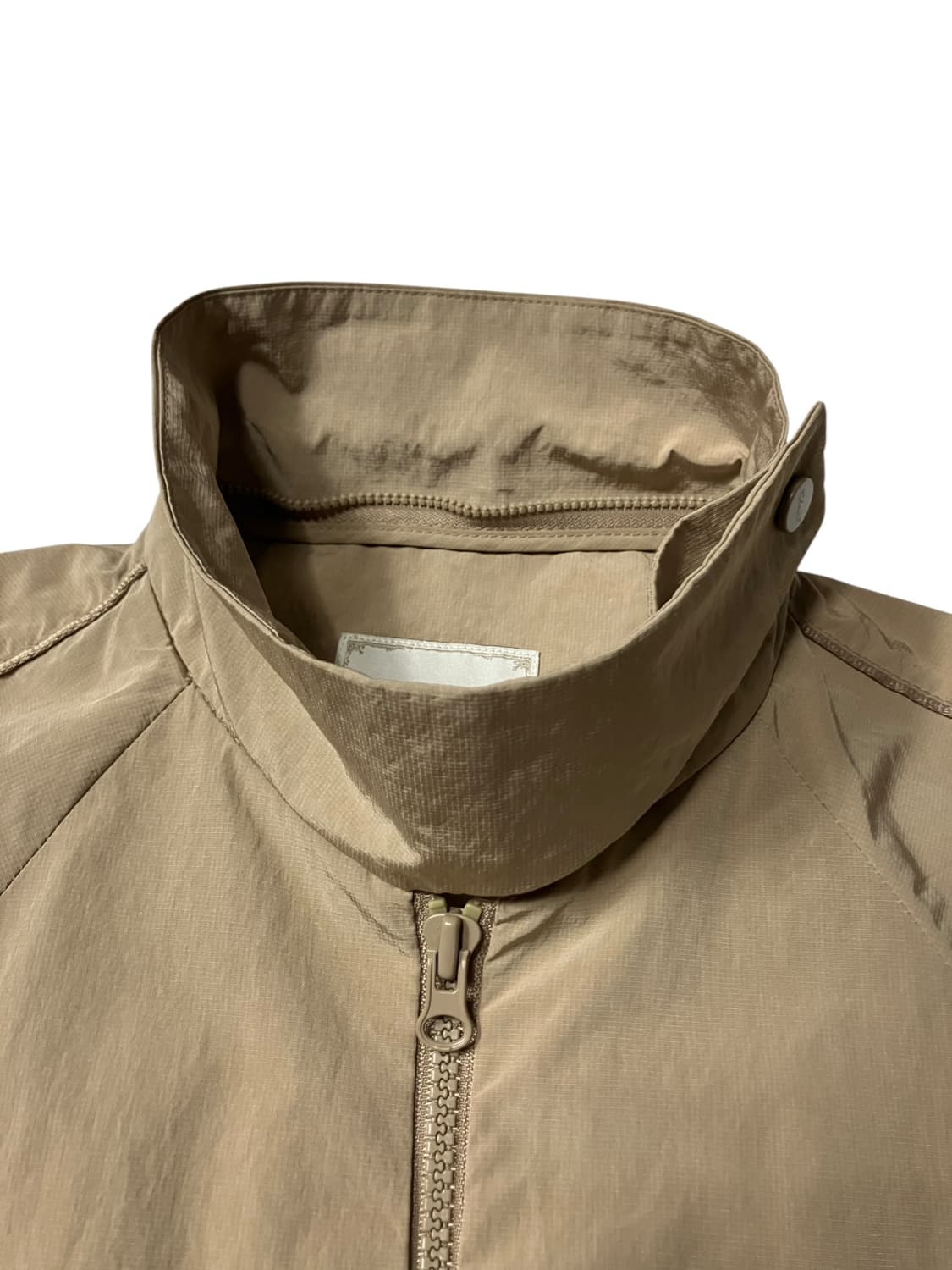 써스데이 아일랜드 야상 베이지 롱 자켓 바람막이 S 상품이미지5