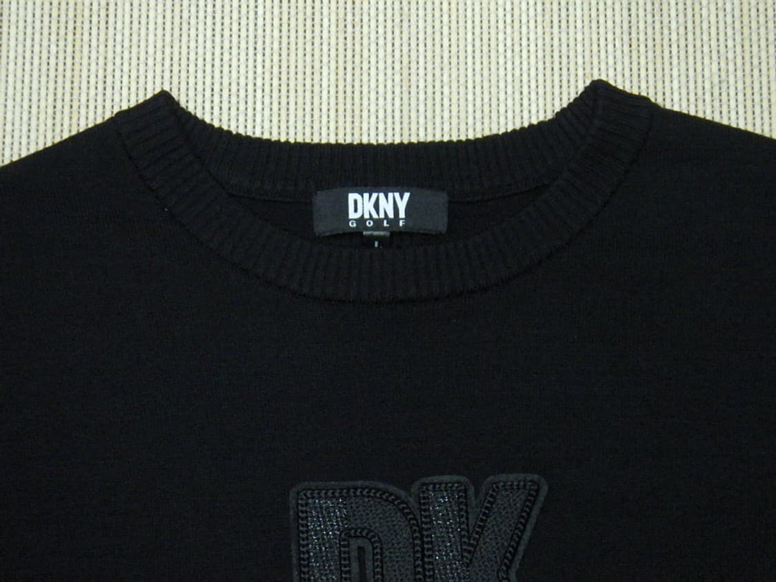 (L) DKNY GOLF 여성 라운드넥 니트 블랙 상품이미지6