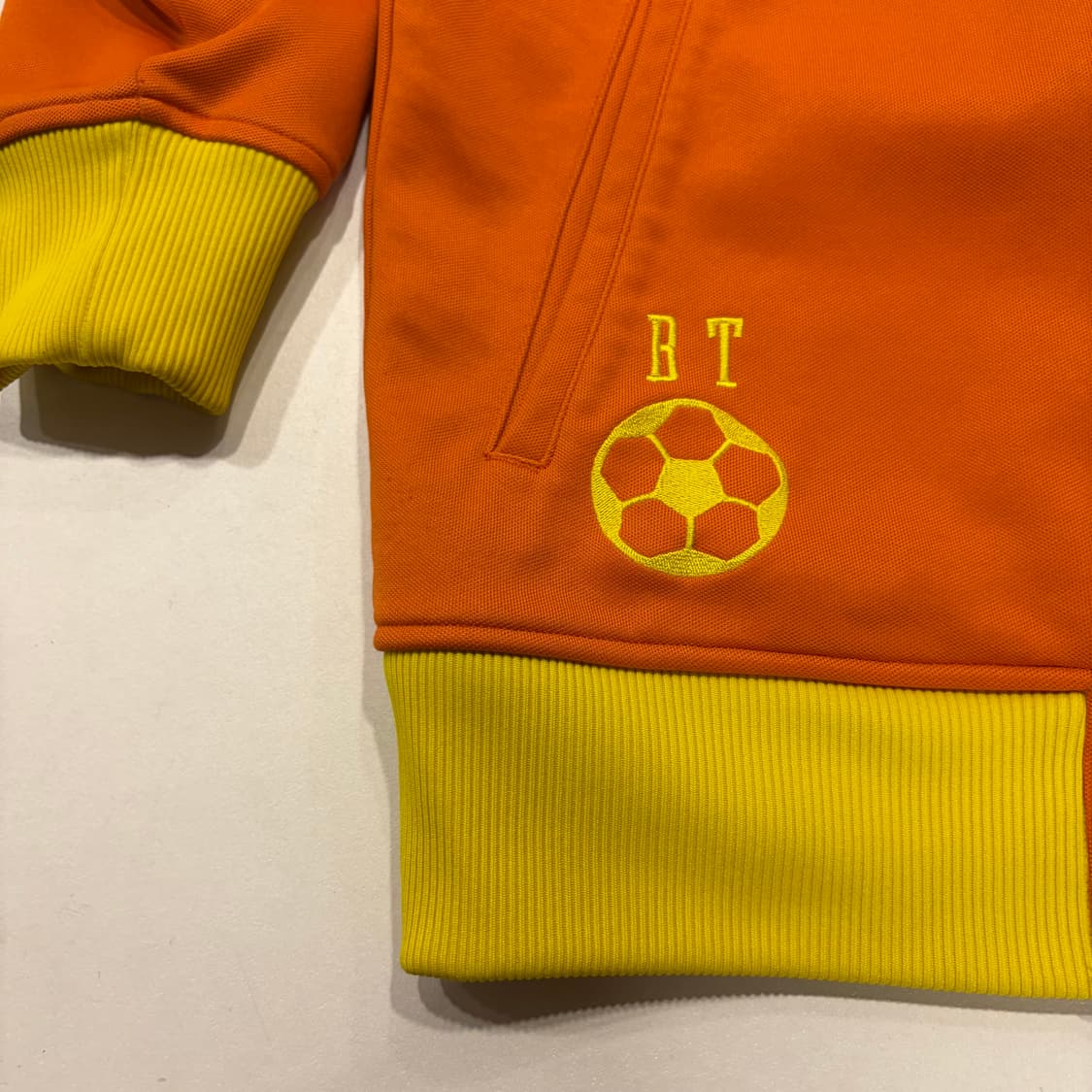 [105] 07s 아디다스 부탄 축구 져지 트랙탑 오렌지/옐로우 D741 상품이미지6