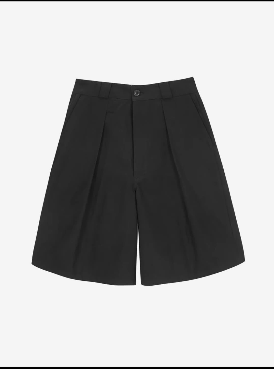 하이타이드 프랭키 -WORK WIDE BERMUDA PANTS BLACK 상품이미지5