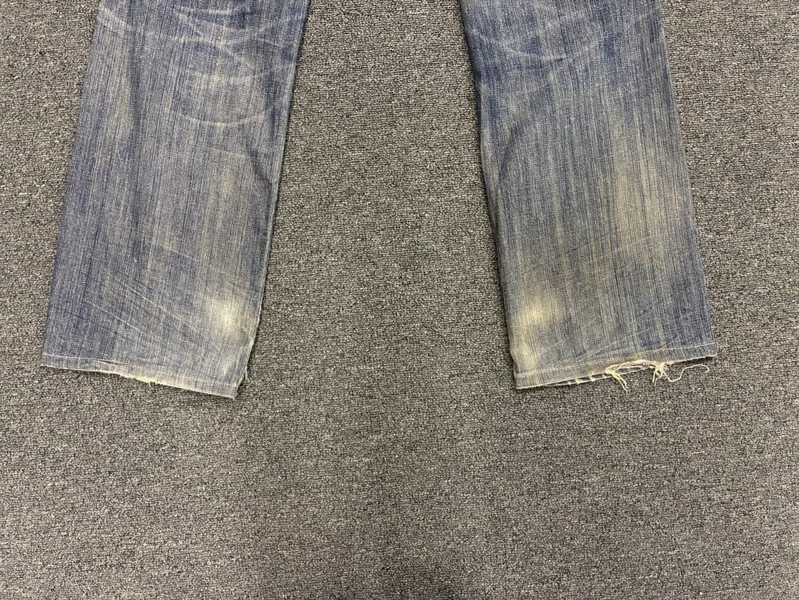 32)Mex Denim 빈티지 스티치 디테일 워싱 데님팬츠 상품이미지4