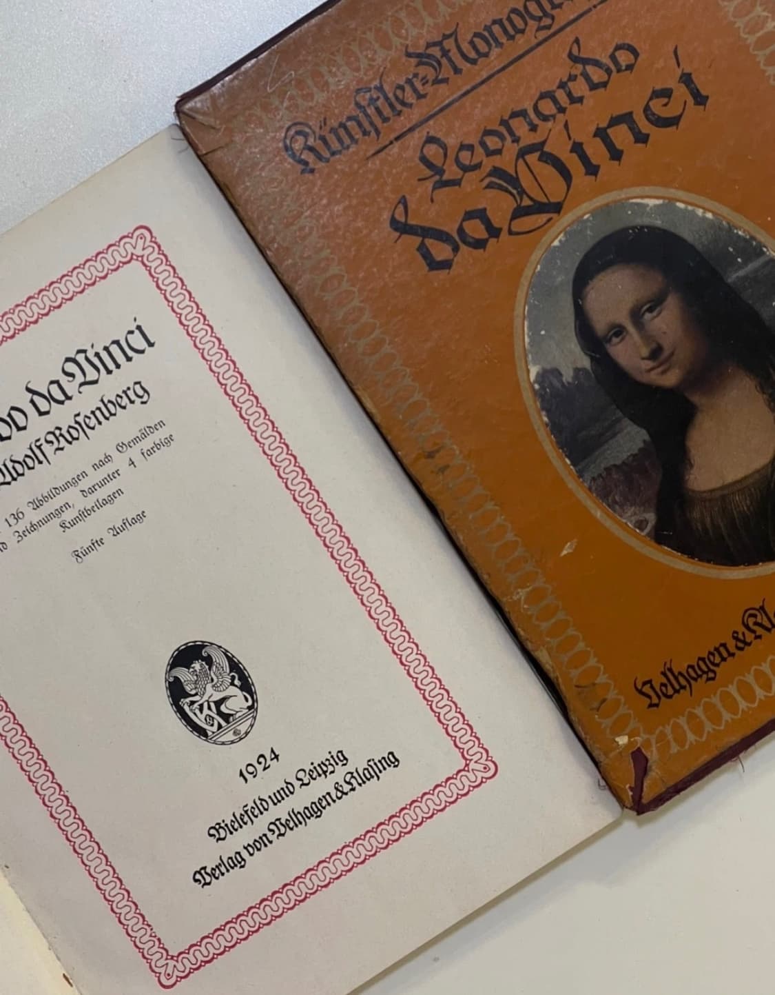 1924년 레오나르도 다빈치 빈티지 서적 상품이미지1