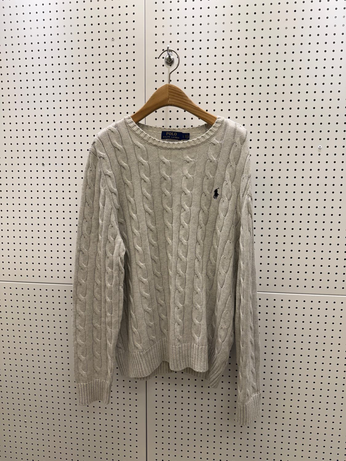 폴로 랄프로렌 시그니처 케이블 크루넥 니트 U1428 상품이미지2