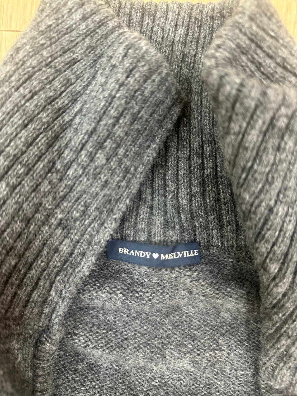 브랜디멜빌 니트집업 상품이미지2