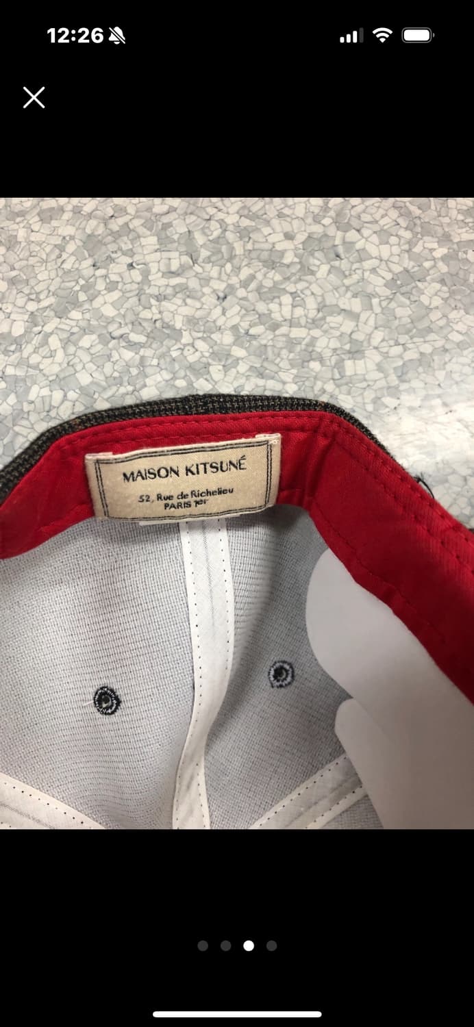 메종키츠네 볼캡 상품이미지3