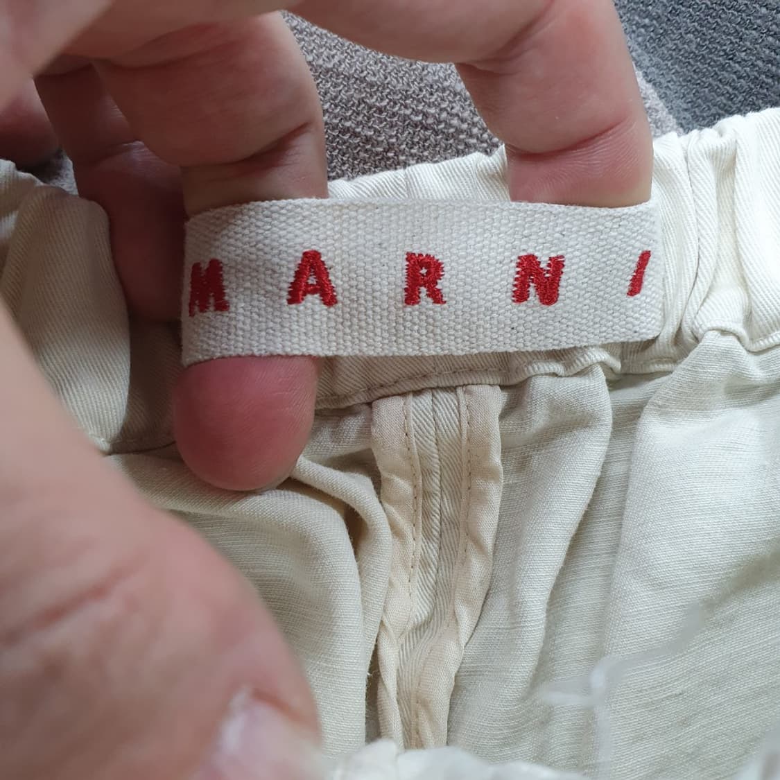 [여38]마르니 코튼린넨 밴딩 팬츠[Y62-249] 상품이미지3