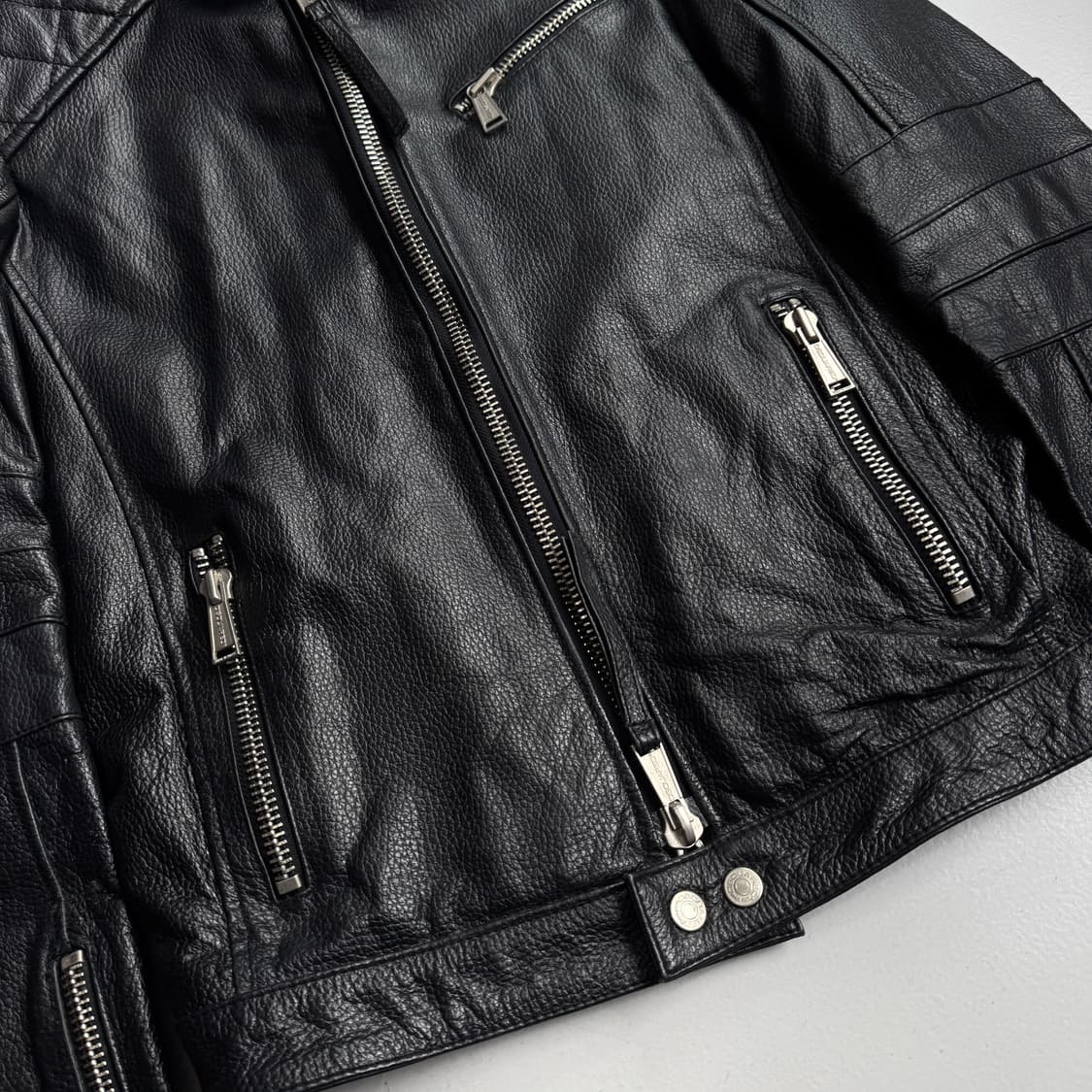 디스퀘어드 바이커 리얼레더 라이더 가죽 자켓 상품이미지5