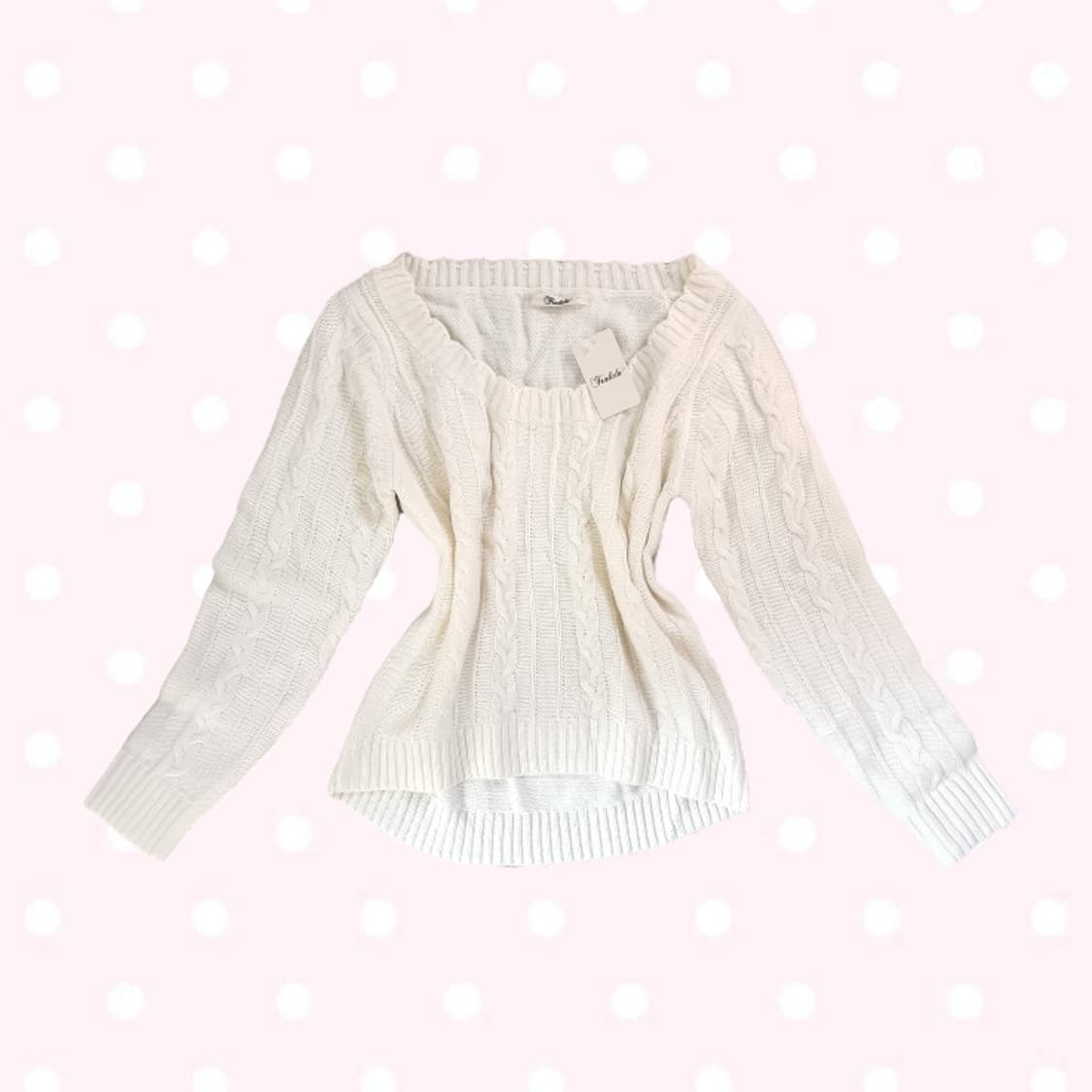 (새상품) tralala 트랄라라 바닐라 니트 히메갸루라떼갸루 리즈리사계 상품이미지5