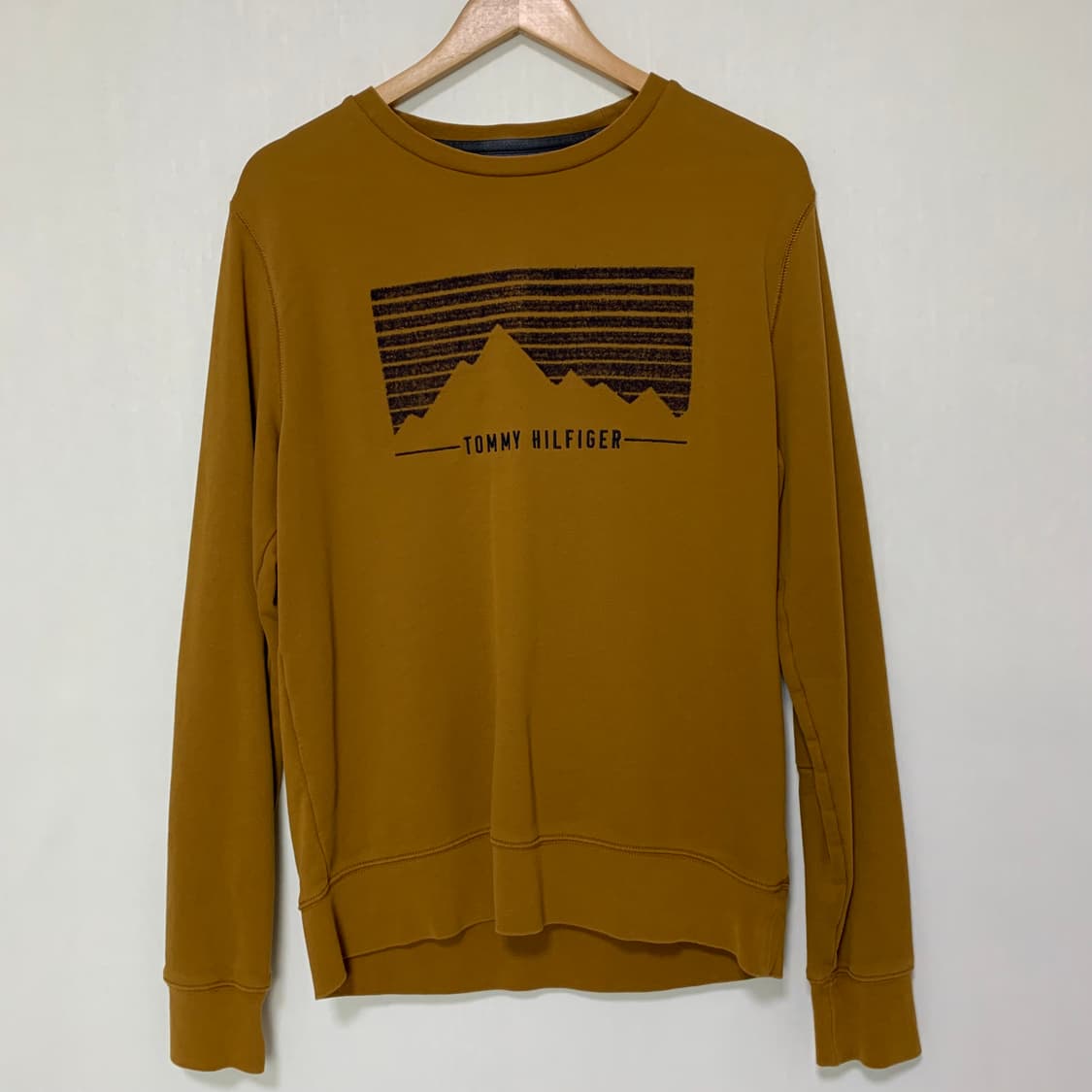 타미힐피거 브라운 맨투맨 긴팔 L 빈티지 상품이미지2