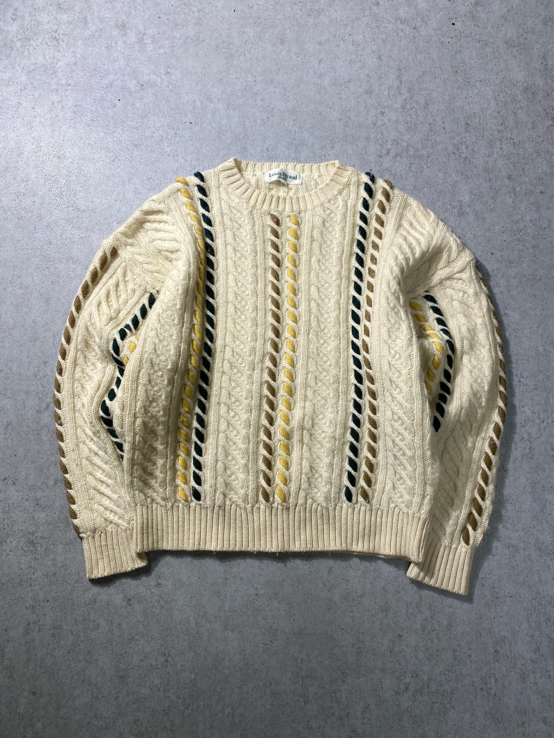 [L] Louie Feraud Paris 에스닉 울 스웨터 상품이미지2