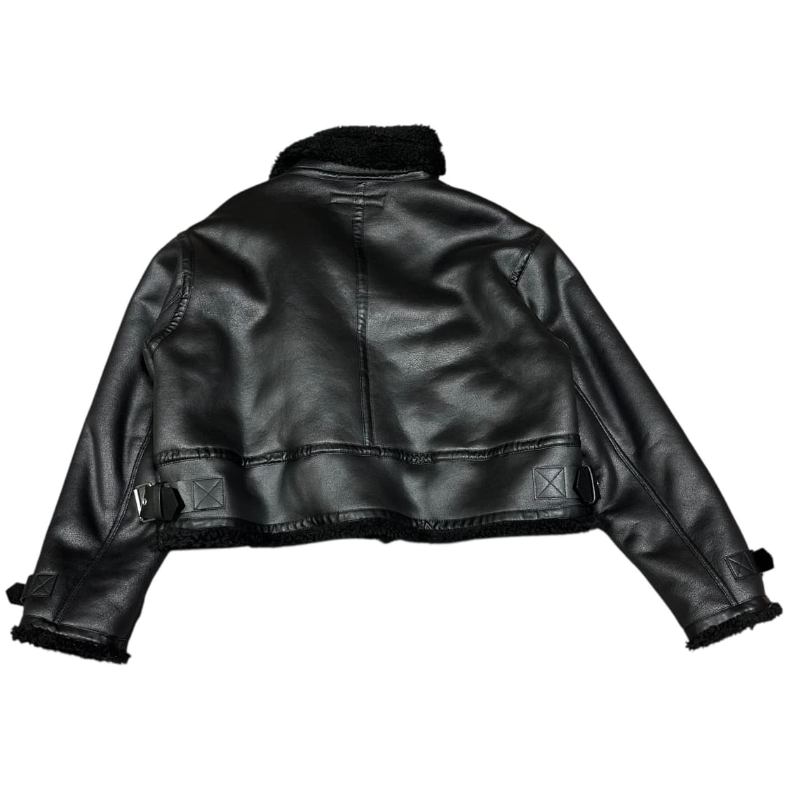 ✨ (바배) 자라 여성 블랙 무스탕 자켓 상품이미지2