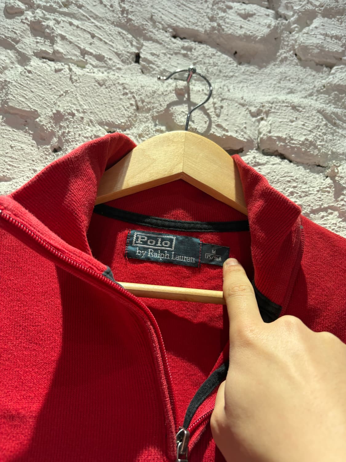 폴로 빅포니 커스텀 반집업 니트 상품이미지5