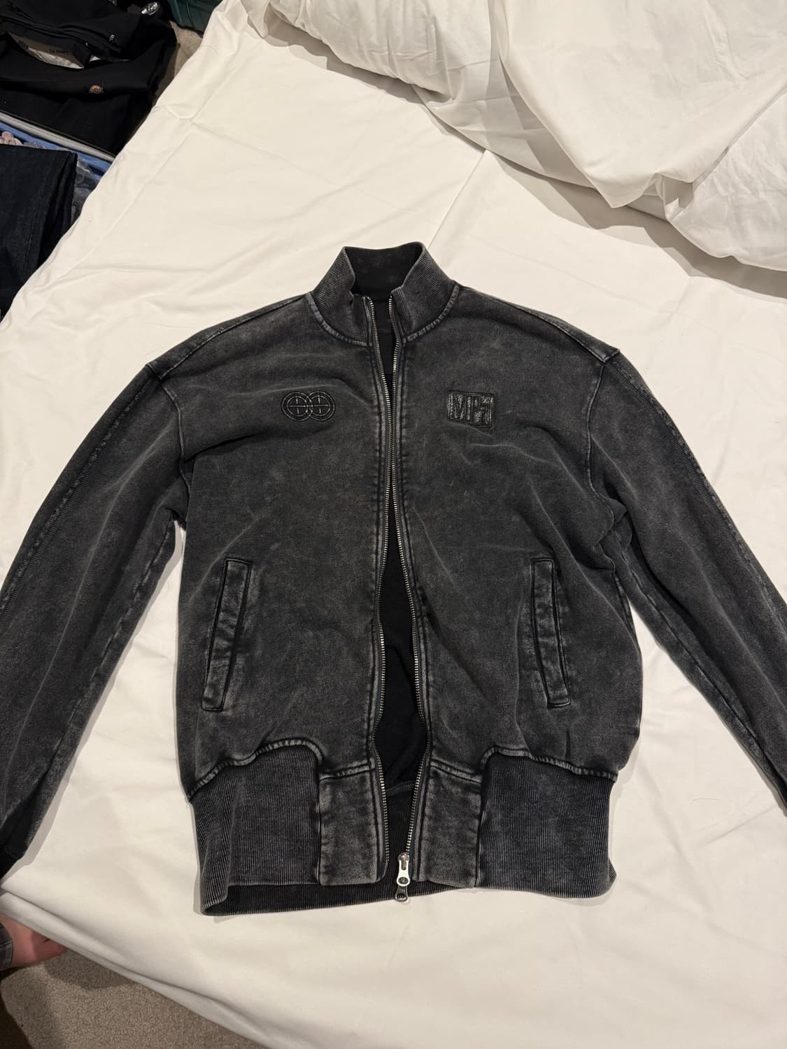 MPa CONCRETE ZIPPED JERSEY (CHARCOAL) 상품이미지2