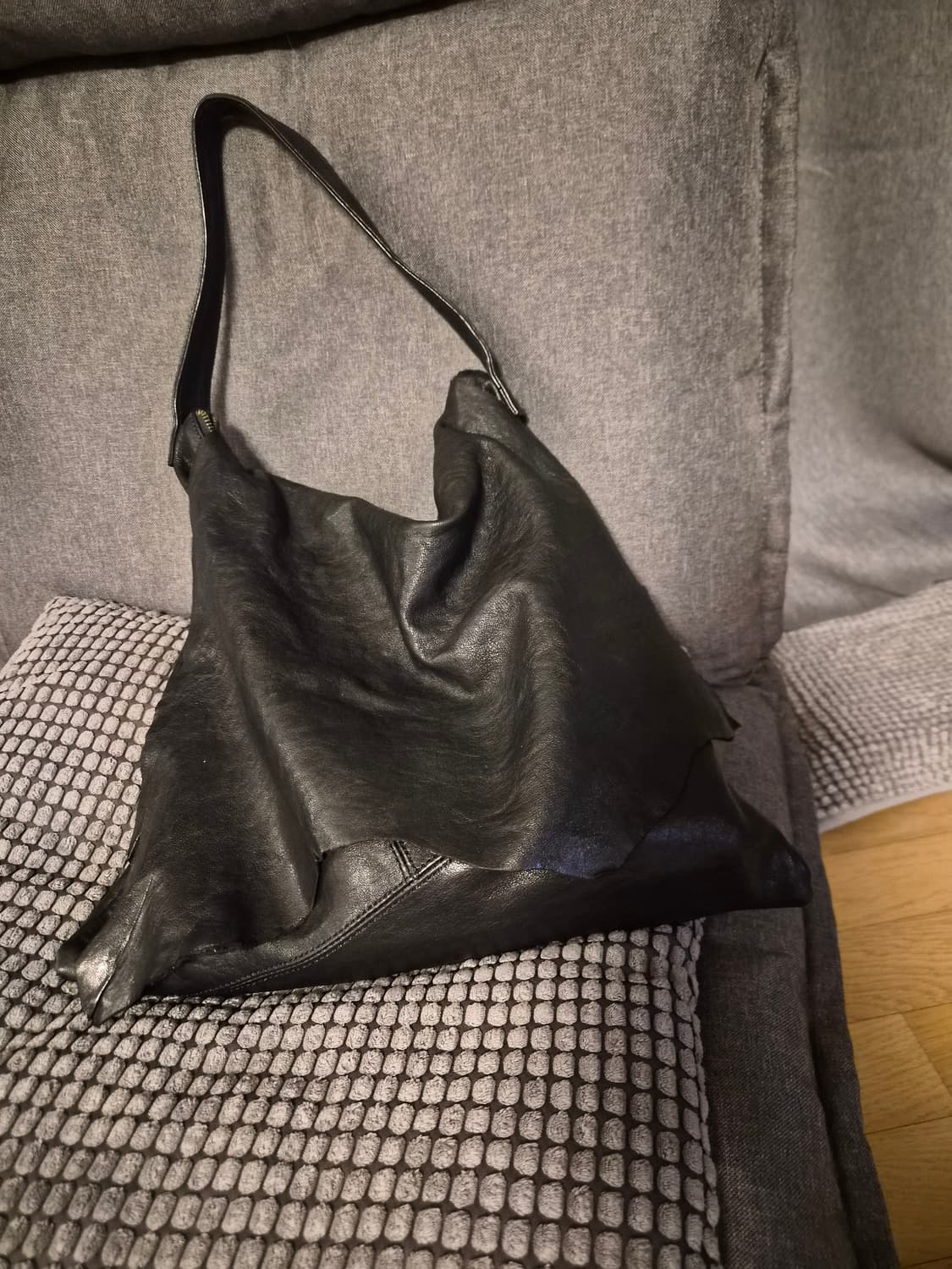 리얼 램스킨 숄더백 상품이미지2