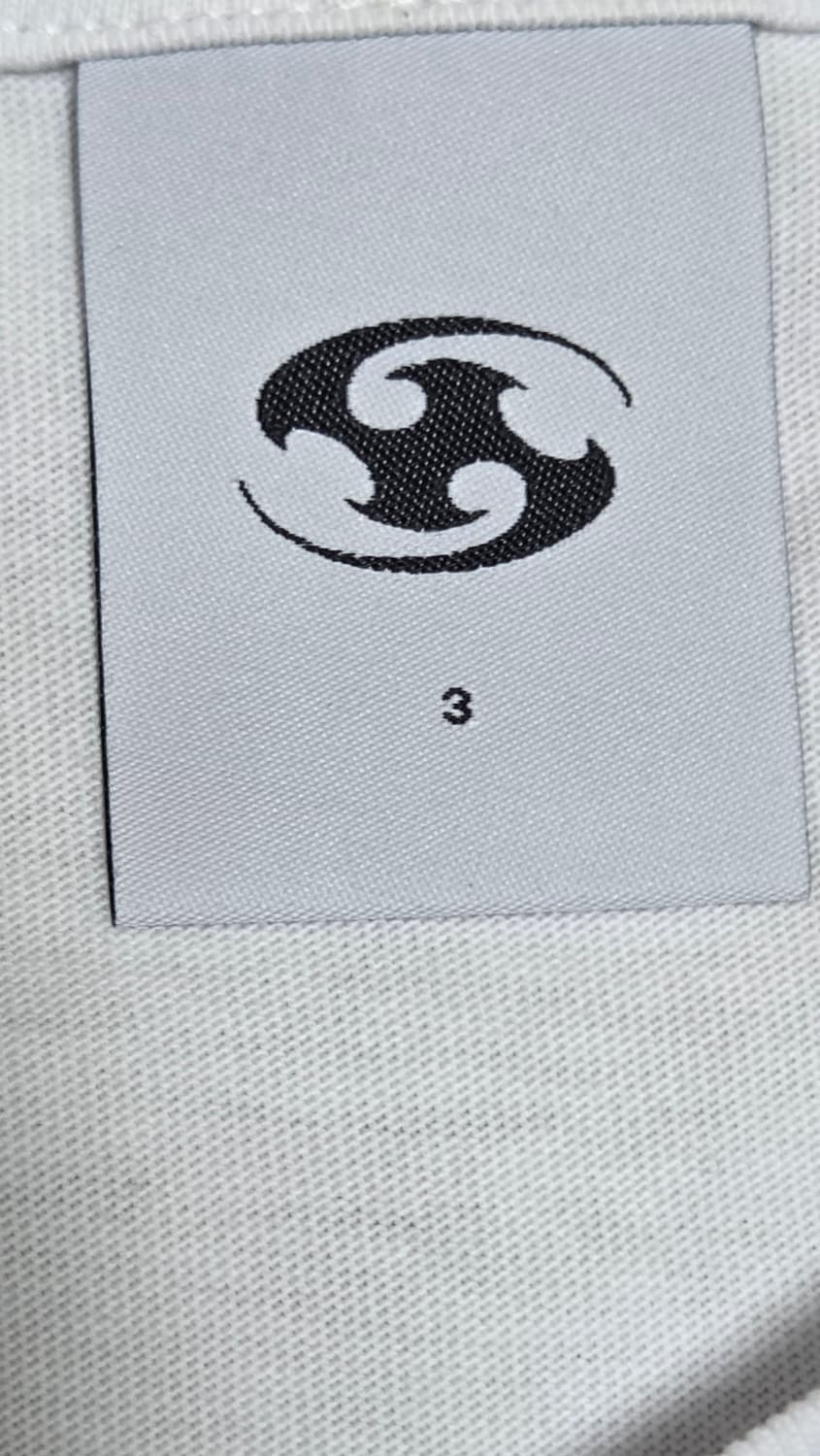 24ss 산산기어 화이트 반팔 3size 상품이미지3