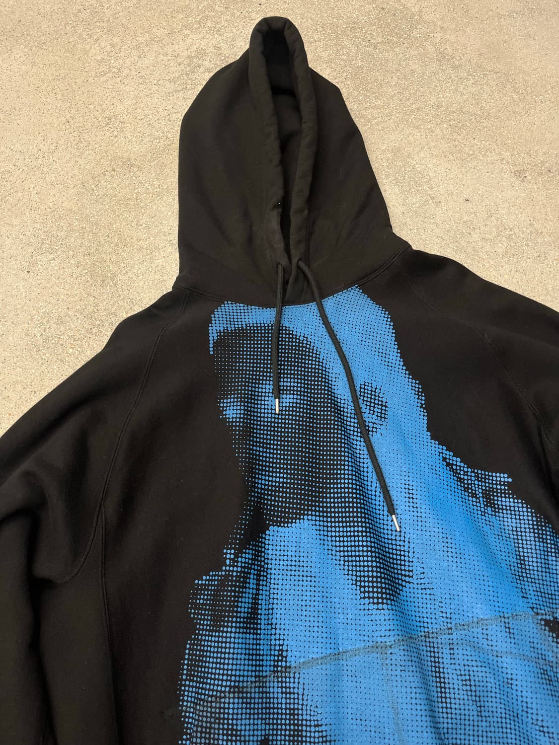 Soloist 솔로이스트 블루 프린팅 후드티 상품이미지2