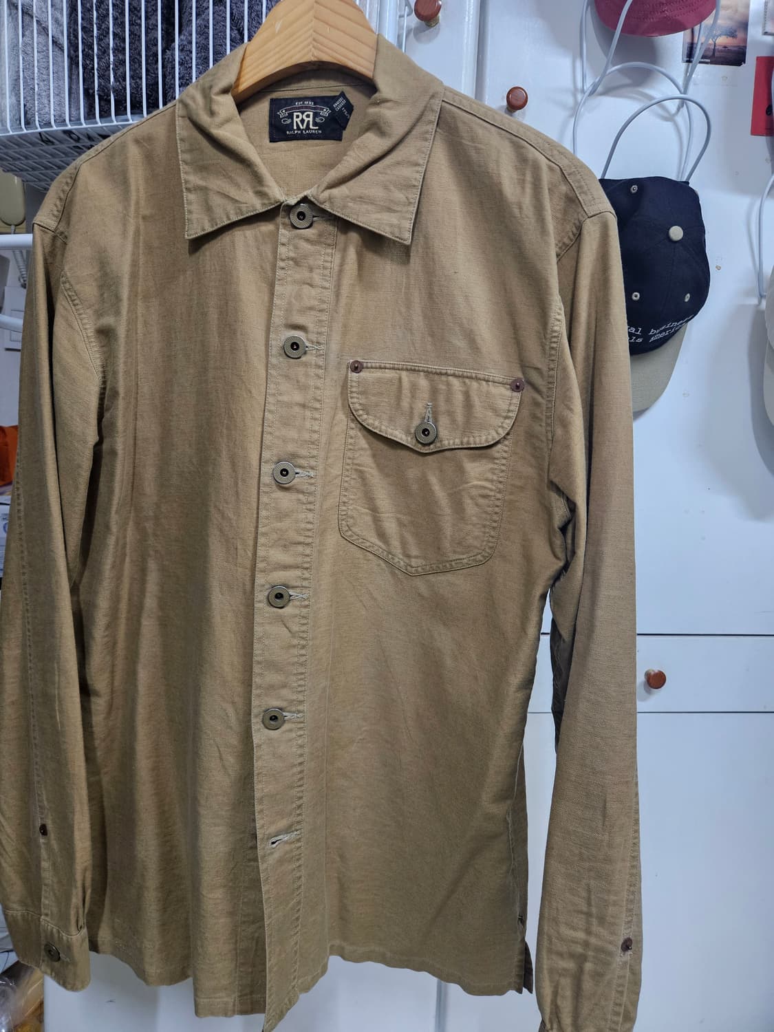 RRL 랄프로렌 워크 셔츠 브라운 상품이미지1
